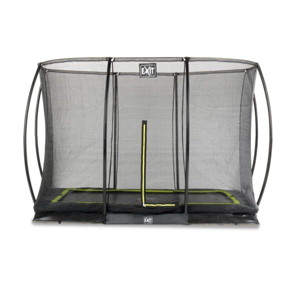 EXIT Silhouette inground trampoline 214x305cm met veiligheidsnet zwart 12.95.70.00 0